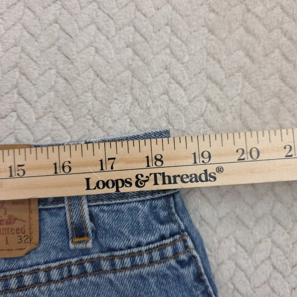 Vintage‎ Levis 505 Mens Jeans 38x32 Made in USA Light Wash Straight Leg 2000s